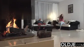 Sugar Father Bangs Step-Daughter-in-Law in Hardcore Deep Throat Action