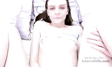 Petite 18-Year-Old Auditions for Chaturbate Job and Gets Penetrated