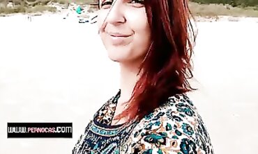 Suruba na Beira da Praia com a Na