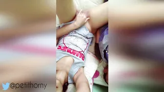 Petite Latina Fingers Her Coochie For The Telegram Gang