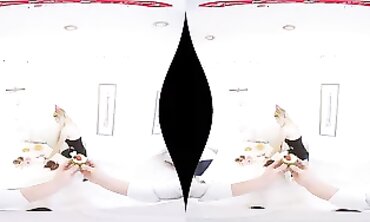 Virtual Reality - Birthday Party Surprise with Hot Blonde Teen Fucks Her Boyfriend