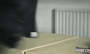 Grandfather Gets a Brilliant Blowjob and Creampie