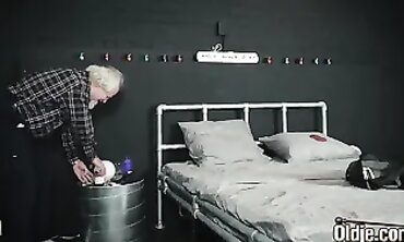 Grandfather Gets a Brilliant Blowjob and Creampie