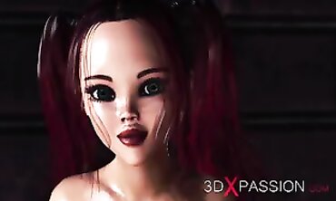 Crimson-Haired Slut Gets Rough Anal Sex From Ebony Guy