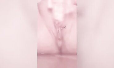 Hairy Angel Eyes Rubs Her Clit Until She Squirts