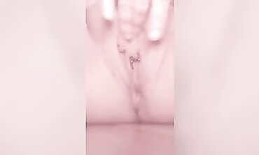 Hairy Angel Eyes Rubs Her Clit Until She Squirts