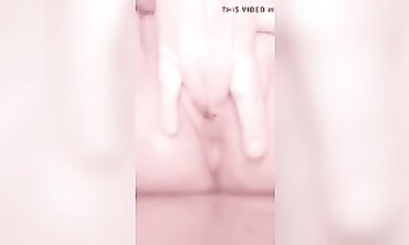 Hairy Angel Eyes Rubs Her Clit Until She Squirts