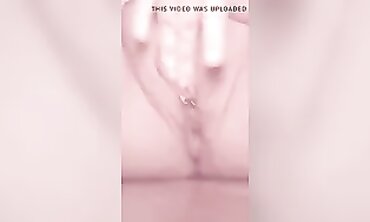 Hairy Angel Eyes Rubs Her Clit Until She Squirts