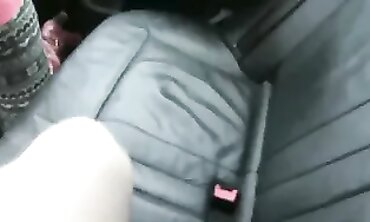 Sexy Amateur Sluts Get Creampie in the Car