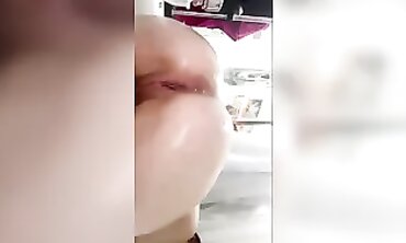 POV Webcam Anal: Gaping Asshole Striptease