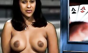 Hot African Newswoman Strips for Total Frontal Nude