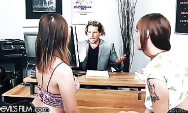 DevilsFilm: Best Friends Get Advice and a Facial from Tyler Nixon