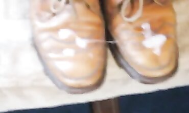 Mature Man Masturbates in Leather Shoes Compilation