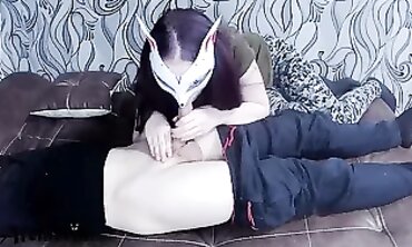Hot Amateur Babe Swallows Neighbor's Load in Home-Made Porn Video