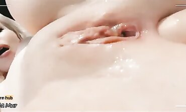 Bella Mur Preps Her Ass With a Hitachi for Anal