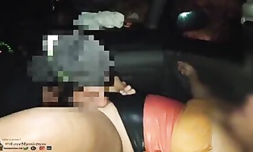 Vulgar Latinas Stop for a Public Threesome