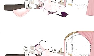 VR 360 4K: Lulu Suzuhara Nijisanji Vtuber Gets a Handjob and Doggy Style