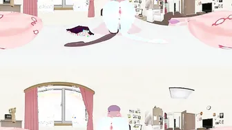 VR 360 4K: Lulu Suzuhara Nijisanji Vtuber Gets a Handjob and Doggy Style