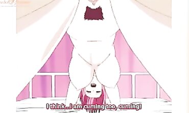Uncensored college girl Anime Parody with Rough Hardcore Sex