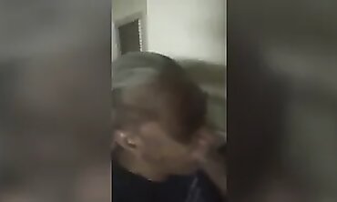 Ebony Granny Nancy Gets Deep Throated And Pounded
