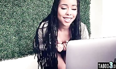 Kira Noir Fingers While Watching Porn