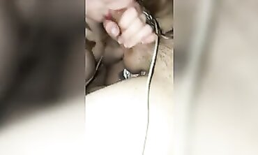 POV MILF Deepthroats Daddy's Huge Dick Until a Massive Load