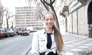 German Scout Auditions Petite Brunette For Hardcore Casting