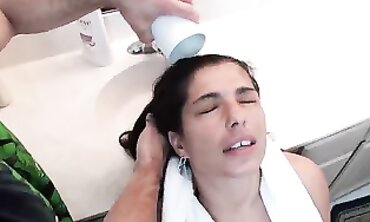 POV MILF Taboo Hair Wash and Jerk Off Instructions
