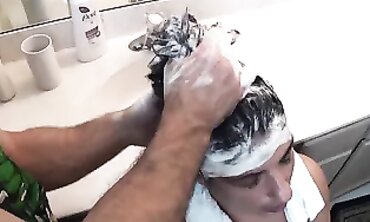 POV MILF Taboo Hair Wash and Jerk Off Instructions
