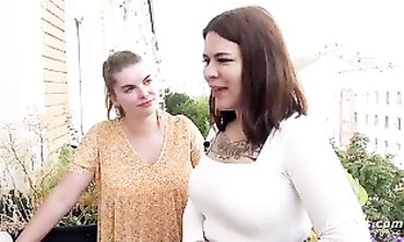 Busty Blonde Beauties - Outdoor Sex Adventure with Betty Blue & Her Hot Friends