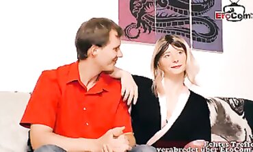 3Way FFM Amateur Auditions - Old Granny Swinger MILF Threesome