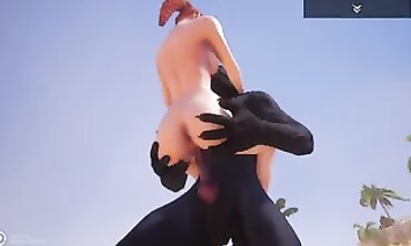 POV: Nasty Redhead Serenia Gets Wild Anal and Blowjob Action