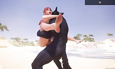 POV: Nasty Redhead Serenia Gets Wild Anal and Blowjob Action