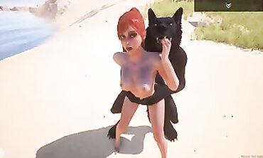 POV: Nasty Redhead Serenia Gets Wild Anal and Blowjob Action