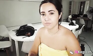 Prude-Looking Latina Andrea Takes It Like a Scum
