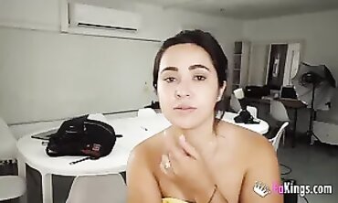Prude-Looking Latina Andrea Takes It Like a Scum