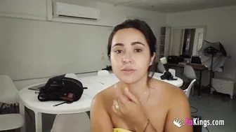Prude-Looking Latina Andrea Takes It Like a Scum