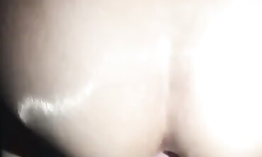 Sheer Stroking Latina MILF Gets Sloppy Cumshot in Ripped Stockings