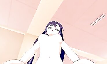 Mona Genshin Impact 3D Hentai Blowjob & Creampie