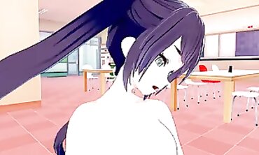 Mona Genshin Impact 3D Hentai Blowjob & Creampie
