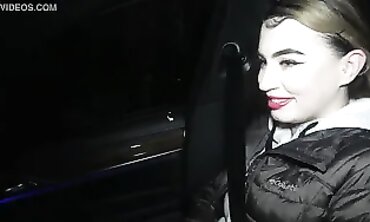 Milky Doll Gets Muddy Street Blowjob From Big Black Dick