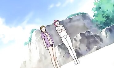 Uncensored Anime Beach Hookup: Sultry Group Sex with Big Tits