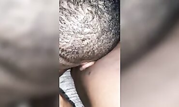 POV Ebony Princess Squirts During Threesome
