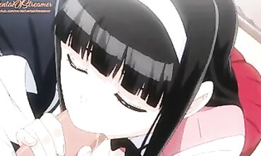 Uncensored Anime: Rough Hardcore Sex with Big Boobs and Creampie