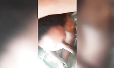 Vulgar Ebony MILF Katara Rose Takes a Double Blowjob