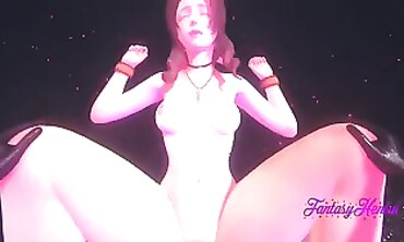 Aerith Gets Creampie at Honeybee Pub in Final Desire VII 3D Hentai