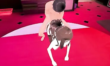 Kana Kojima's Hardcore Anal Creampie in 3D Hentai