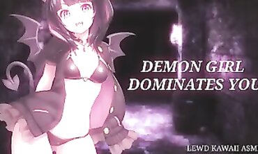 Lewd Kawaii ASMR: English Demon Bimbo Roleplay