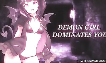 Lewd Kawaii ASMR: English Demon Bimbo Roleplay