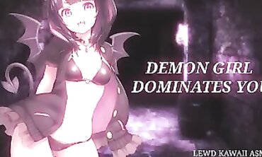Lewd Kawaii ASMR: English Demon Bimbo Roleplay